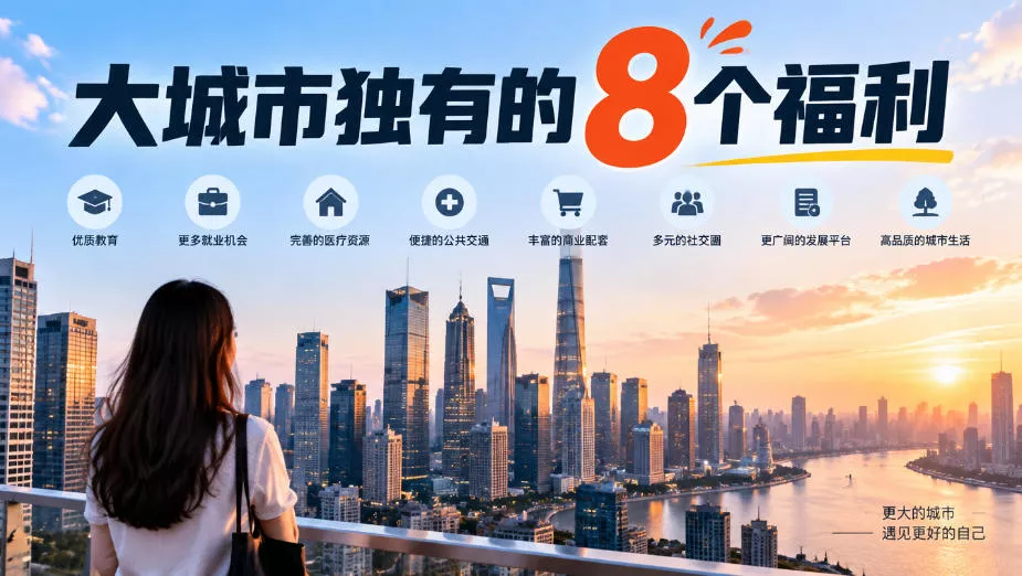 某公众号付费文章：大城市独有的8个福利-奇点库