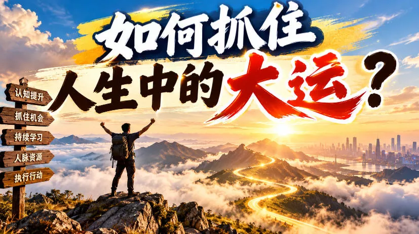 某公众号付费文章：如何抓住人生中的大运？-奇点库