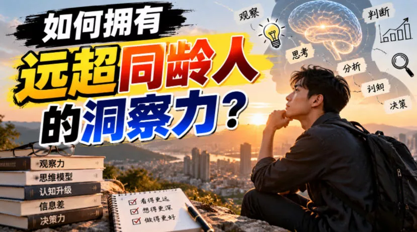 付费文章:如何拥有远超同龄人的洞察力?-奇点库