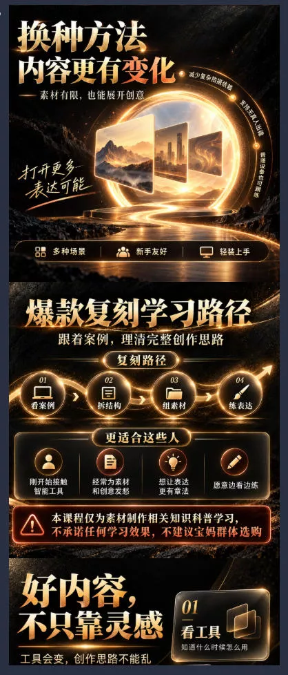 素材制作知识课,爆款复刻Codex短视频自动化,从素材拆解到创意表达,让AI自动“干活”,而不是只会回答问题 素材制作知识课,爆款复刻Codex短视频自动化,从素材拆解到创意表达,让AI自动“干活”,而不是只会回答问题