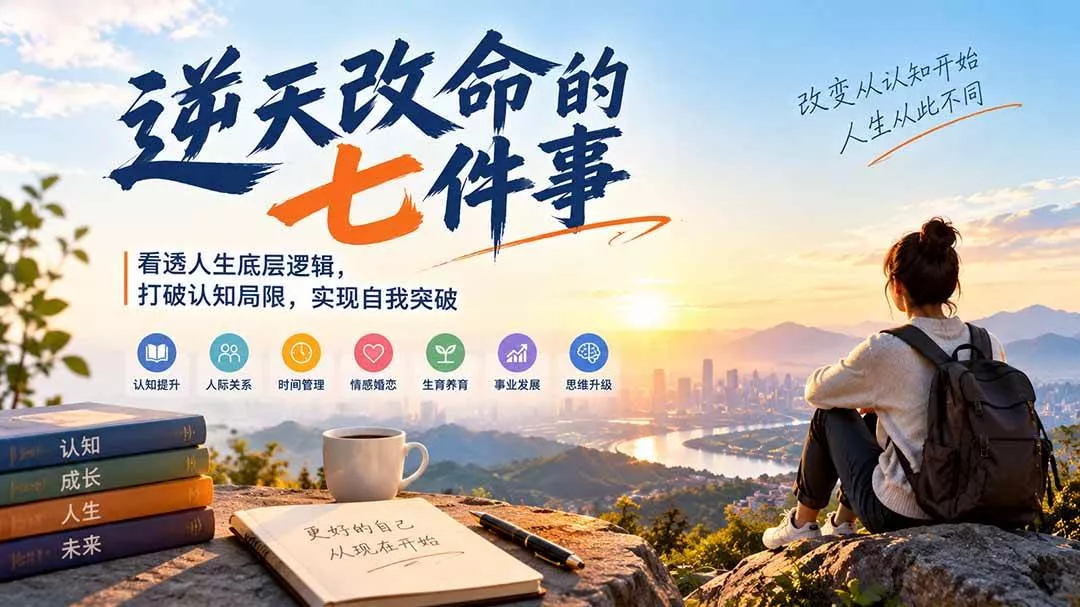 （21022期）付费文章：逆天改命的七件事，看透人生底层逻辑，打破认知局限，实现自我突破-奇点库
