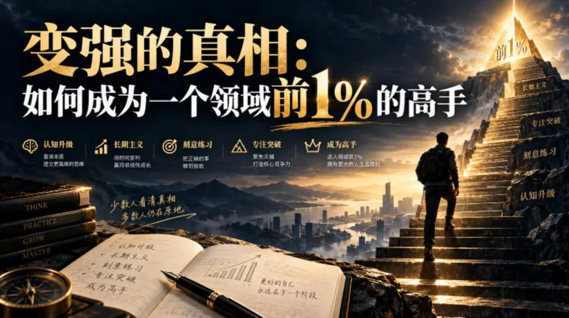 付费文章：变强的真相：如何成为一个领域前1%的高手-奇点库