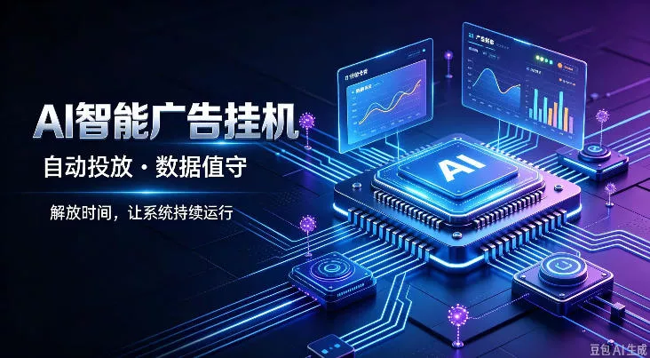 AI智能广告挂G｜全自动广告任务运营项目拆解，解放时间解放双手，让系统持续运行【揭秘】-奇点库